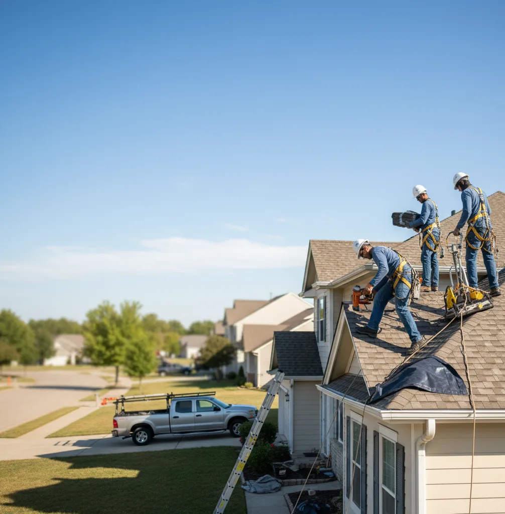 Shingle Replacement in De Soto, KS